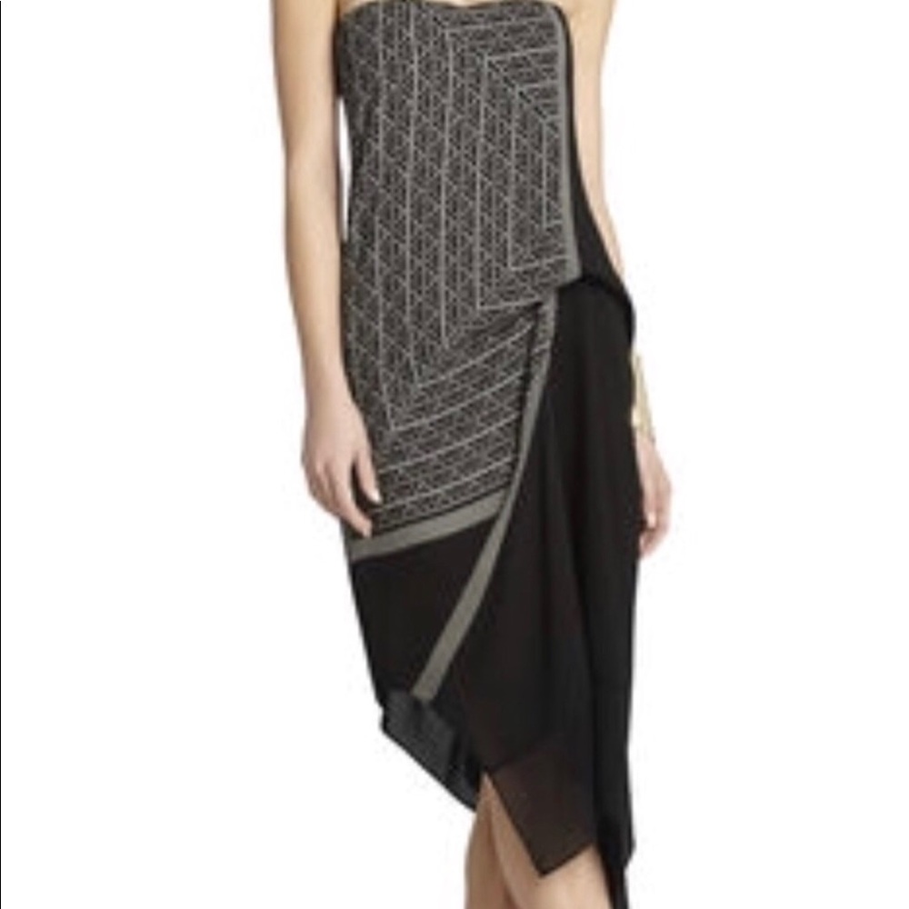 BCBGMaxaZria Arieta Scarf Dress
